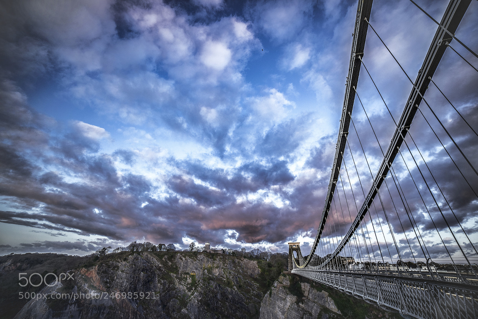 Nikon D610 sample photo. Bristol suspension bridge iii photography