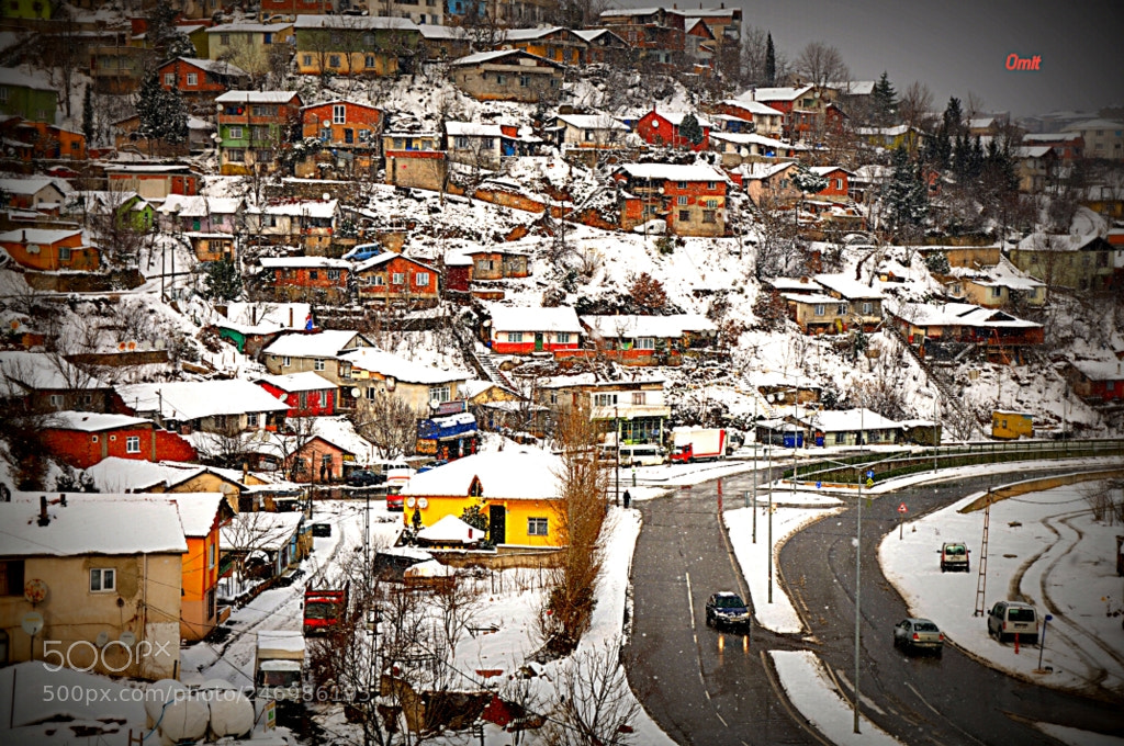 Nikon D90 sample photo. Snow in İstanbul photography
