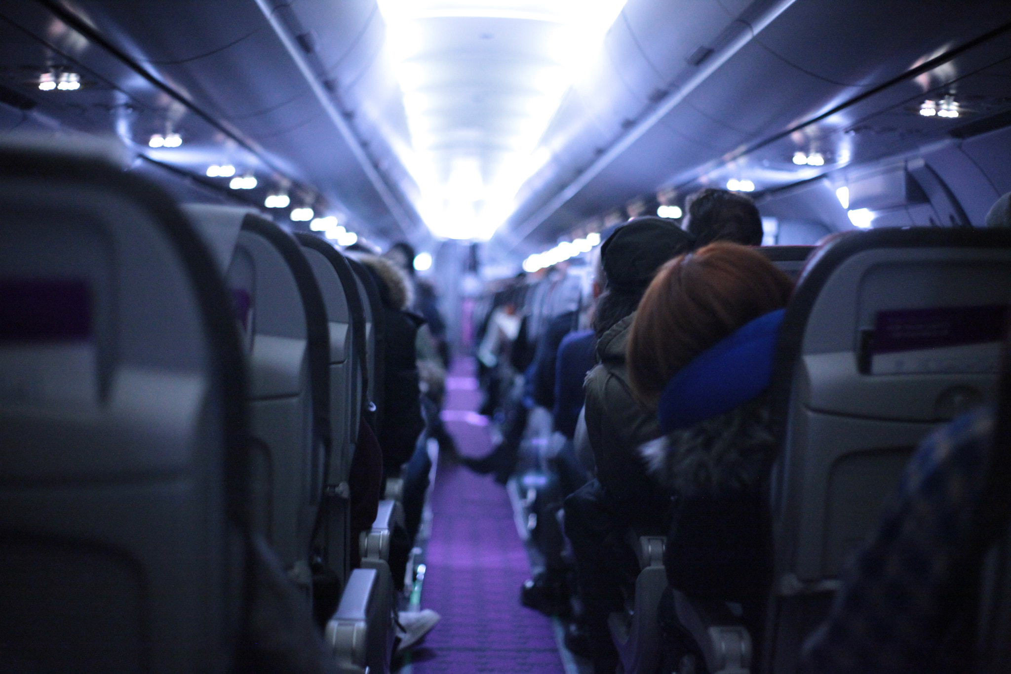 Canon 50mm sample photo. On a plane photography