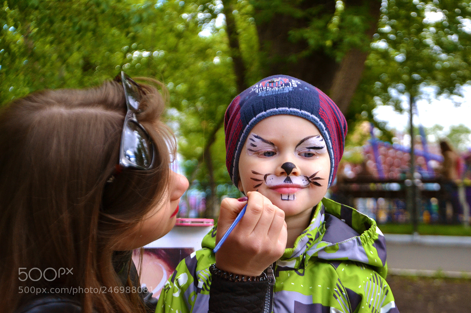 Nikon D3100 sample photo. Makeup photography