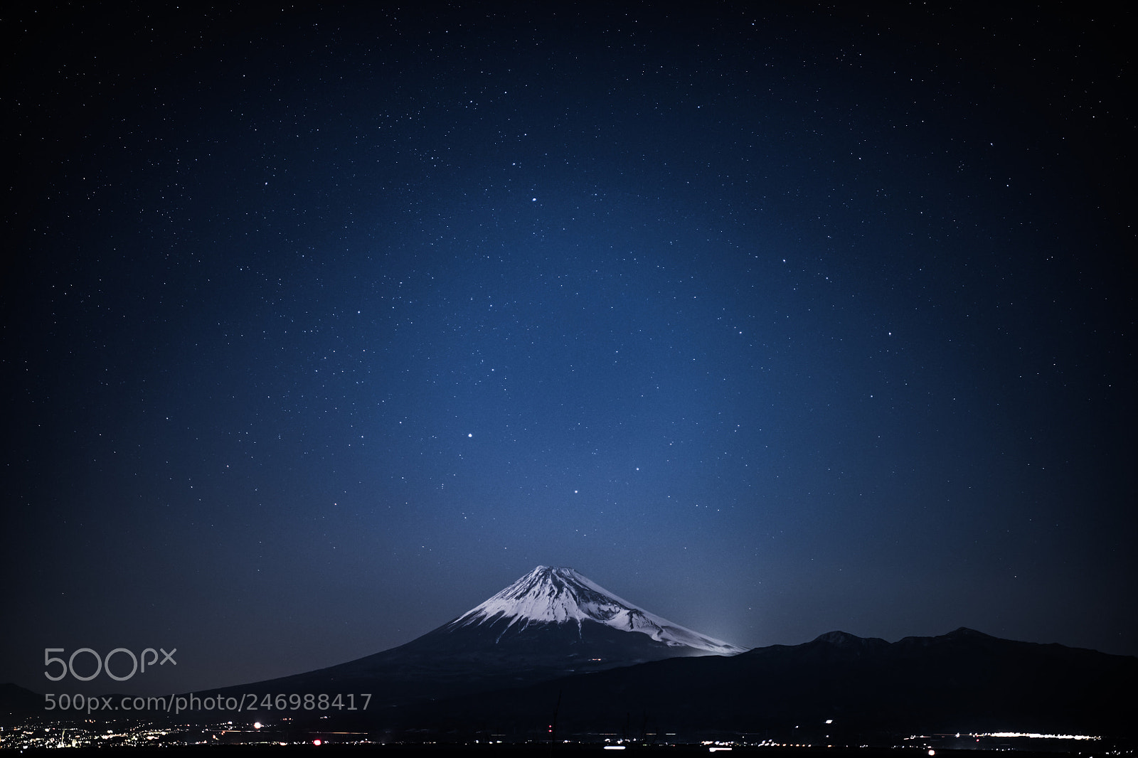 Nikon D850 sample photo. Mt.fuji under the stars photography