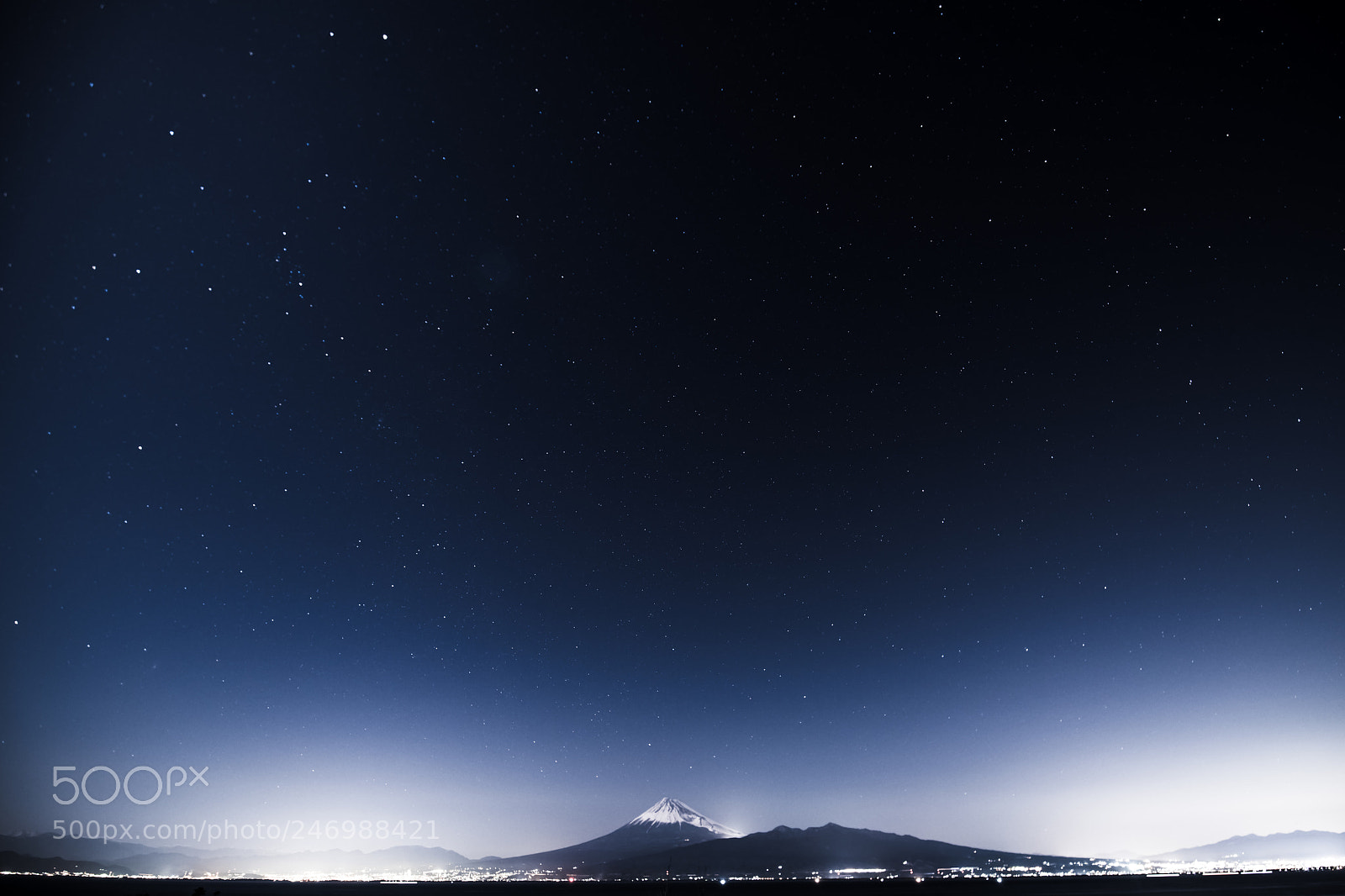 Nikon D850 sample photo. Mt.fuji at night photography