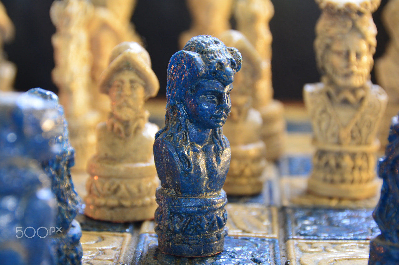 Nikon D5200 sample photo. Chess - dark runner photography