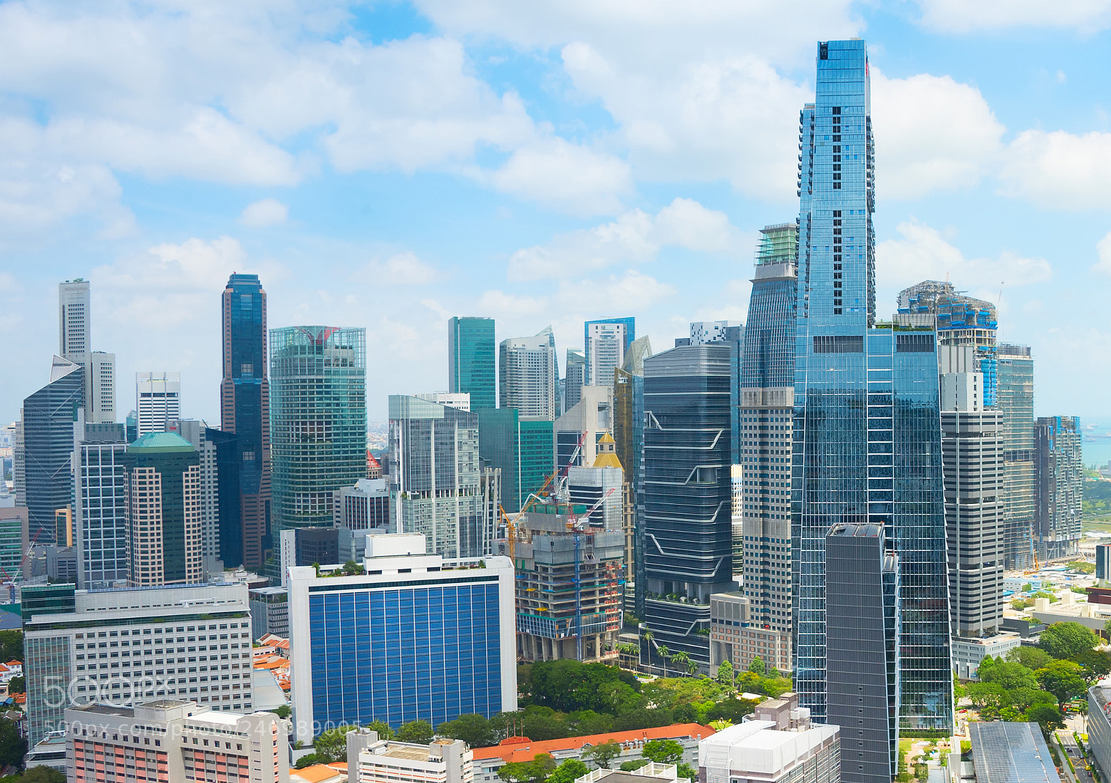 Nikon Df sample photo. Singapore downtown business architecture photography