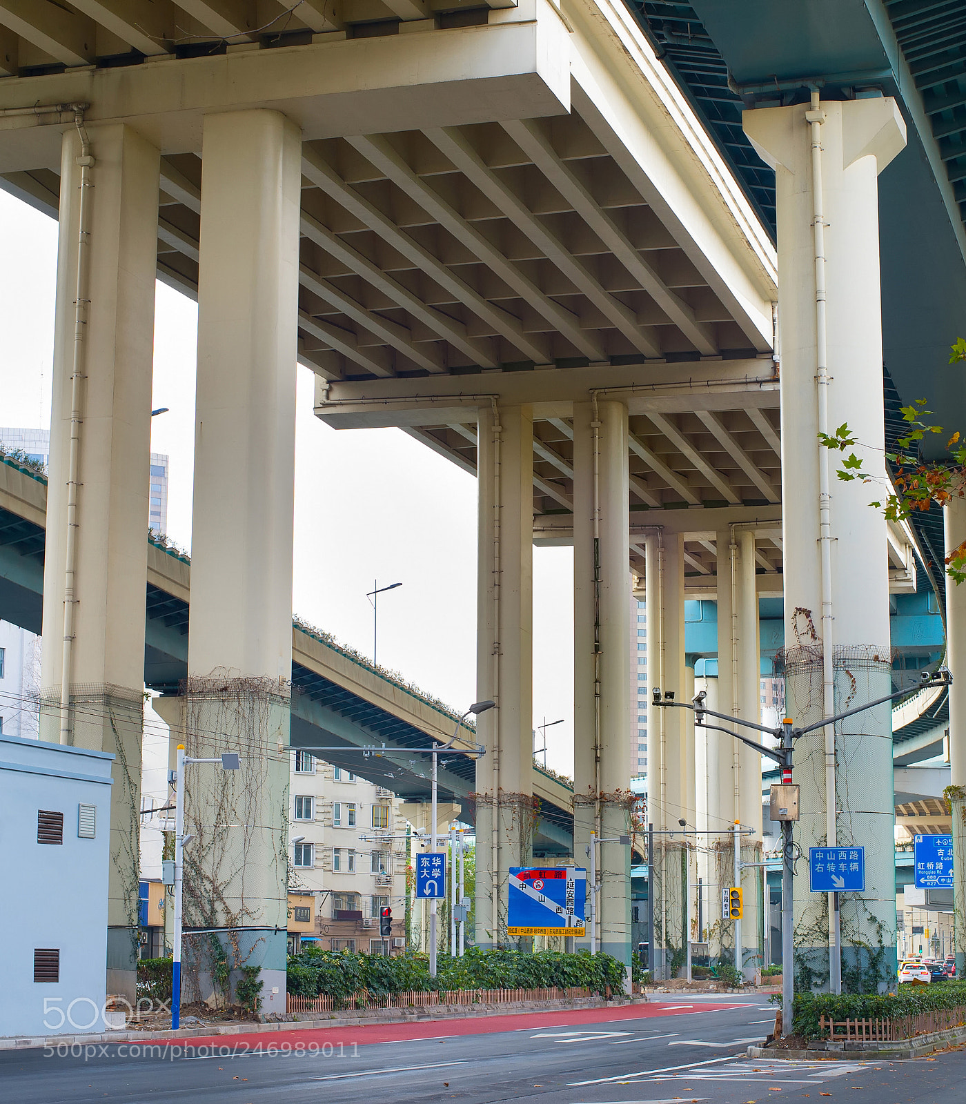 Nikon Df sample photo. Highway in shanghai, china photography