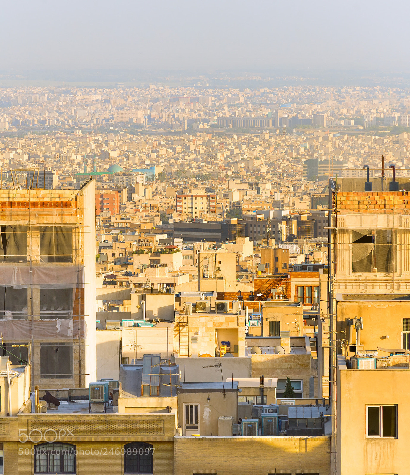 Nikon Df sample photo. Tehran view at sunset photography