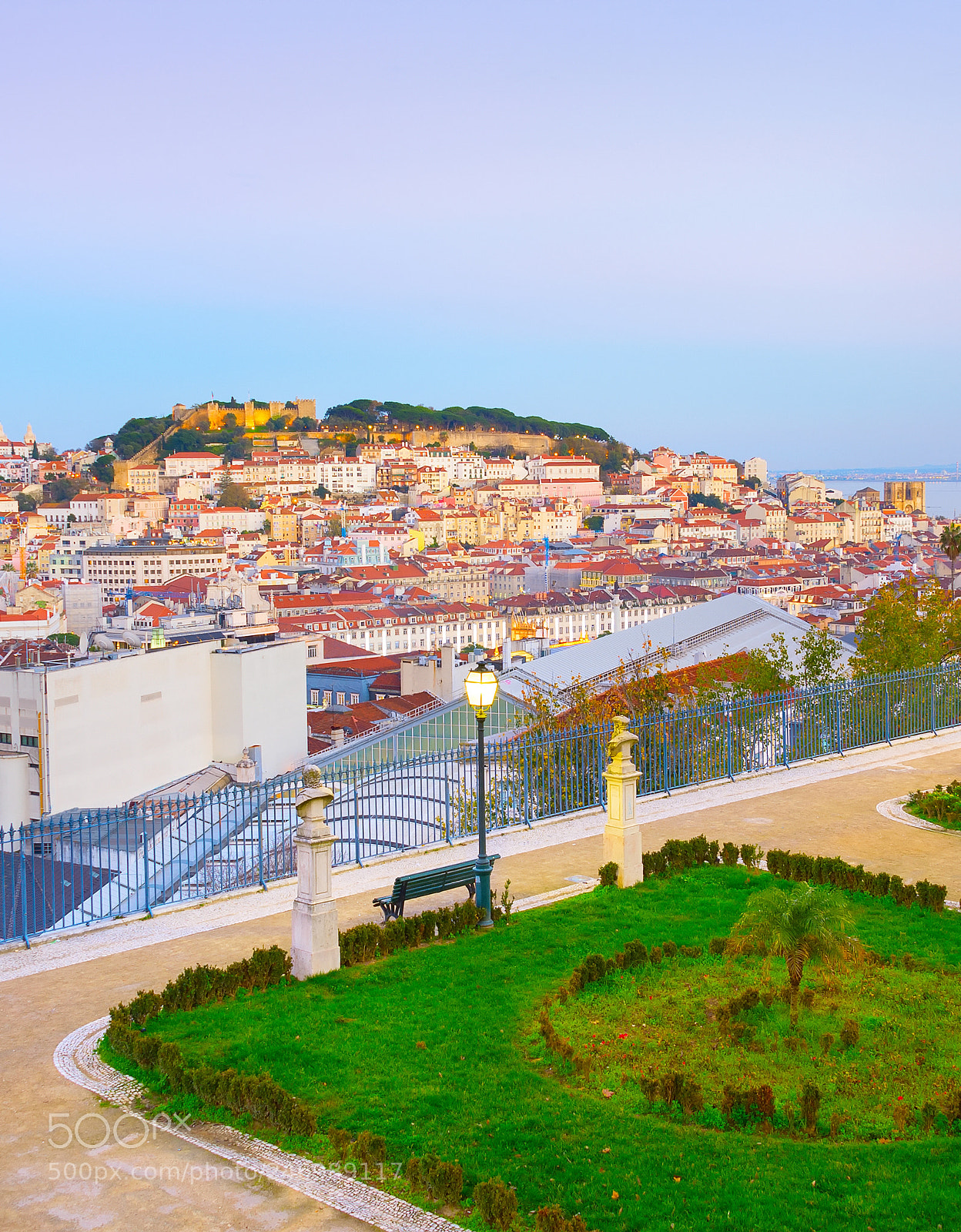 Nikon Df sample photo. Lisbon skyline from famous photography