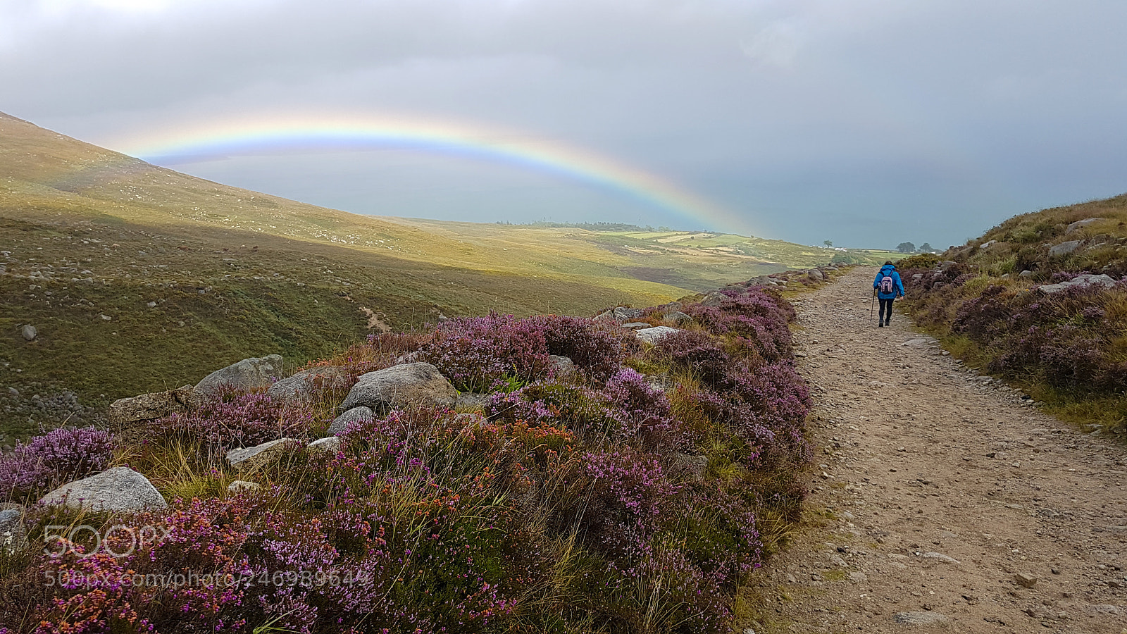 Samsung Galaxy S7 sample photo. Rainbow in the mournes photography