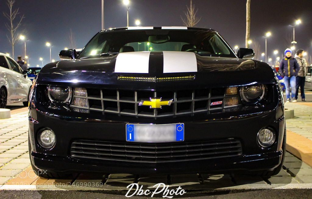 Canon EOS 100D (EOS Rebel SL1 / EOS Kiss X7) sample photo. Chevrolet camaro ss photography