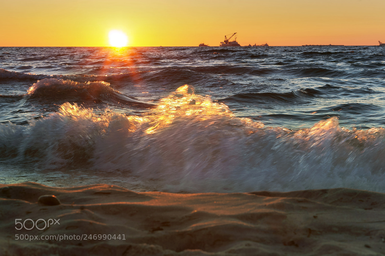 Sony Alpha NEX-3N sample photo. Sunset on the sea photography