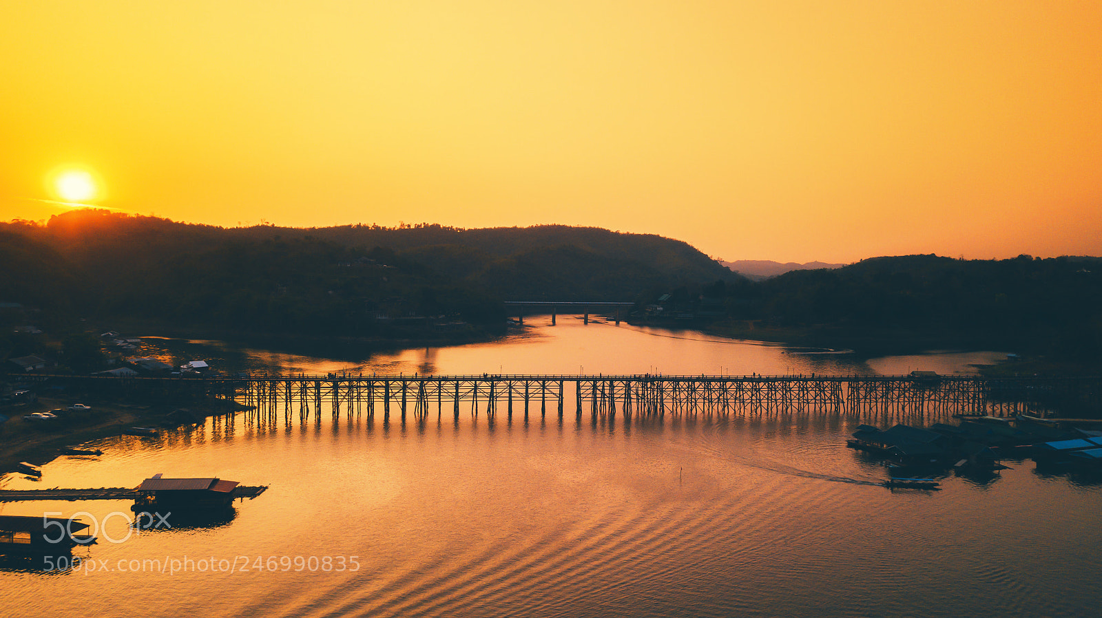 DJI FC220 sample photo. The sun is going photography