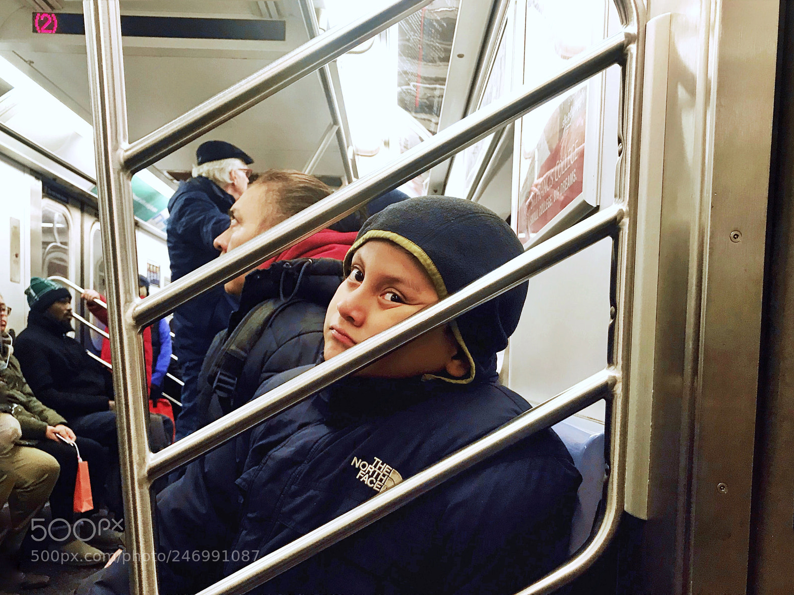 Apple iPhone 7 sample photo. Bored. subway diaries photography