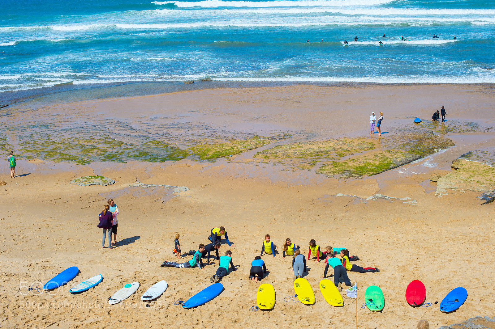 Nikon Df sample photo. Surf lessons on the photography