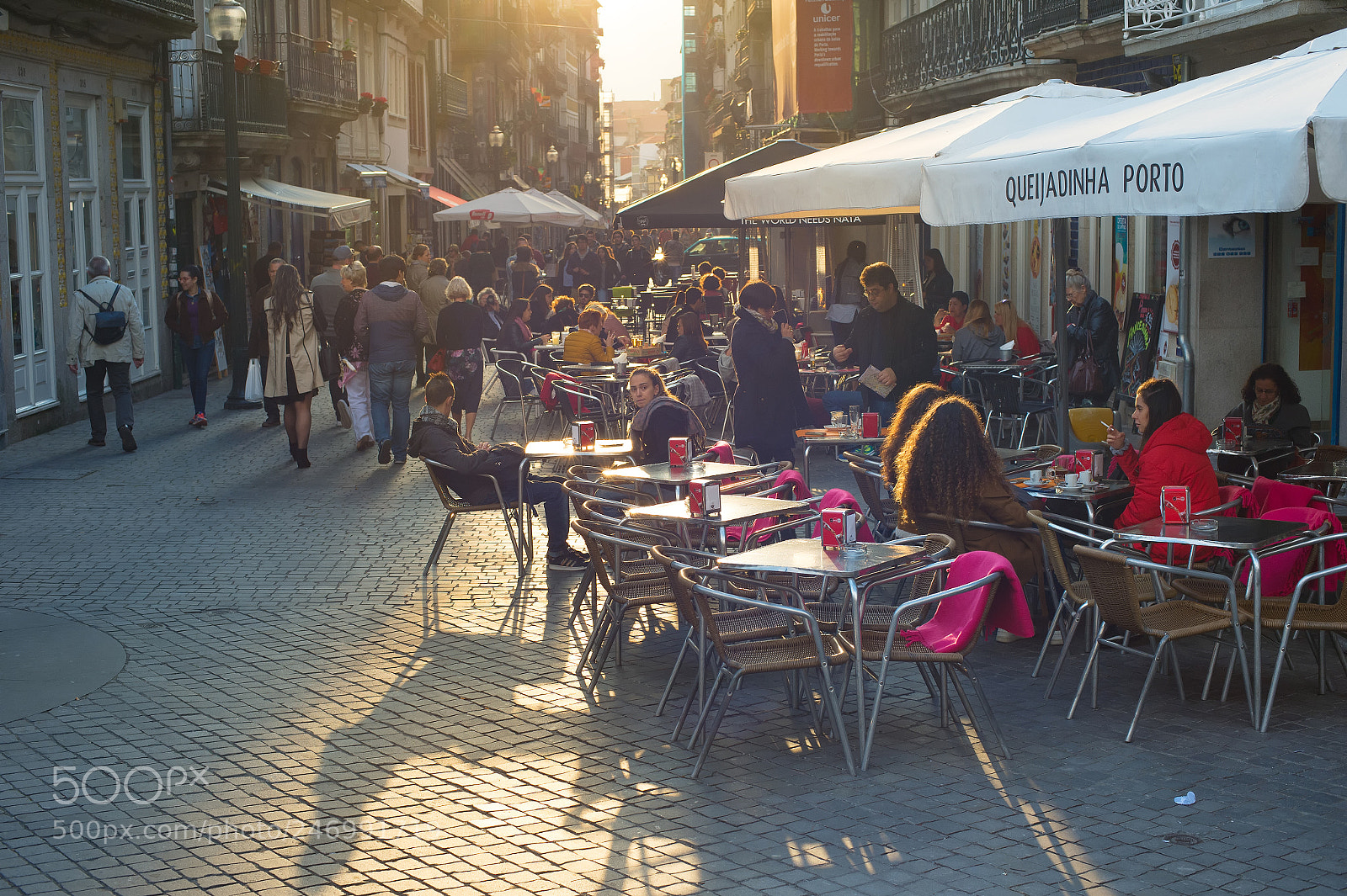 Nikon Df sample photo. Street restaurant old town photography