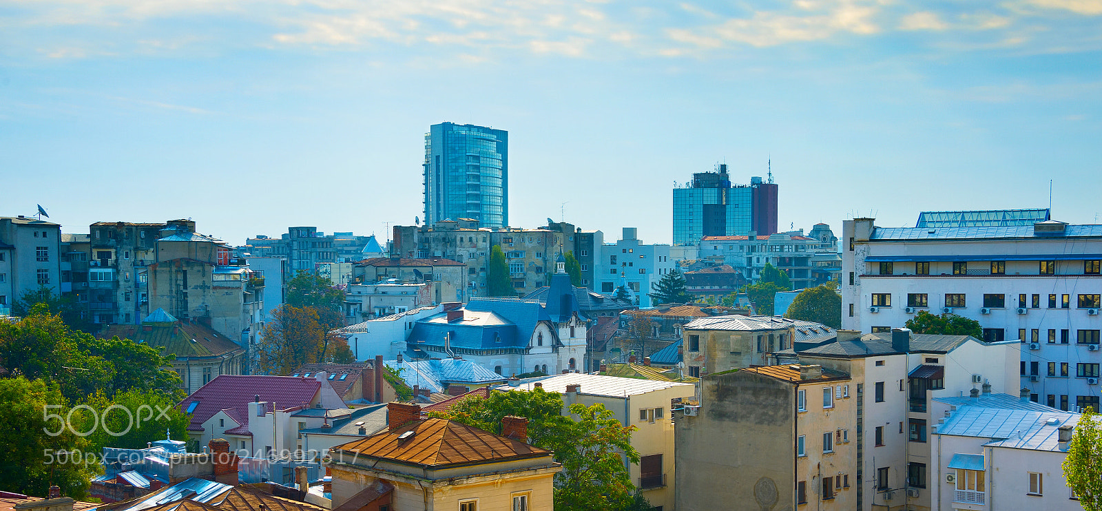 Nikon Df sample photo. Panoramic view of bucharest photography