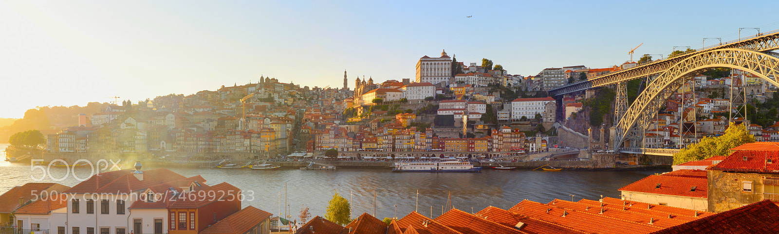 Nikon Df sample photo. Panorama porto old town photography