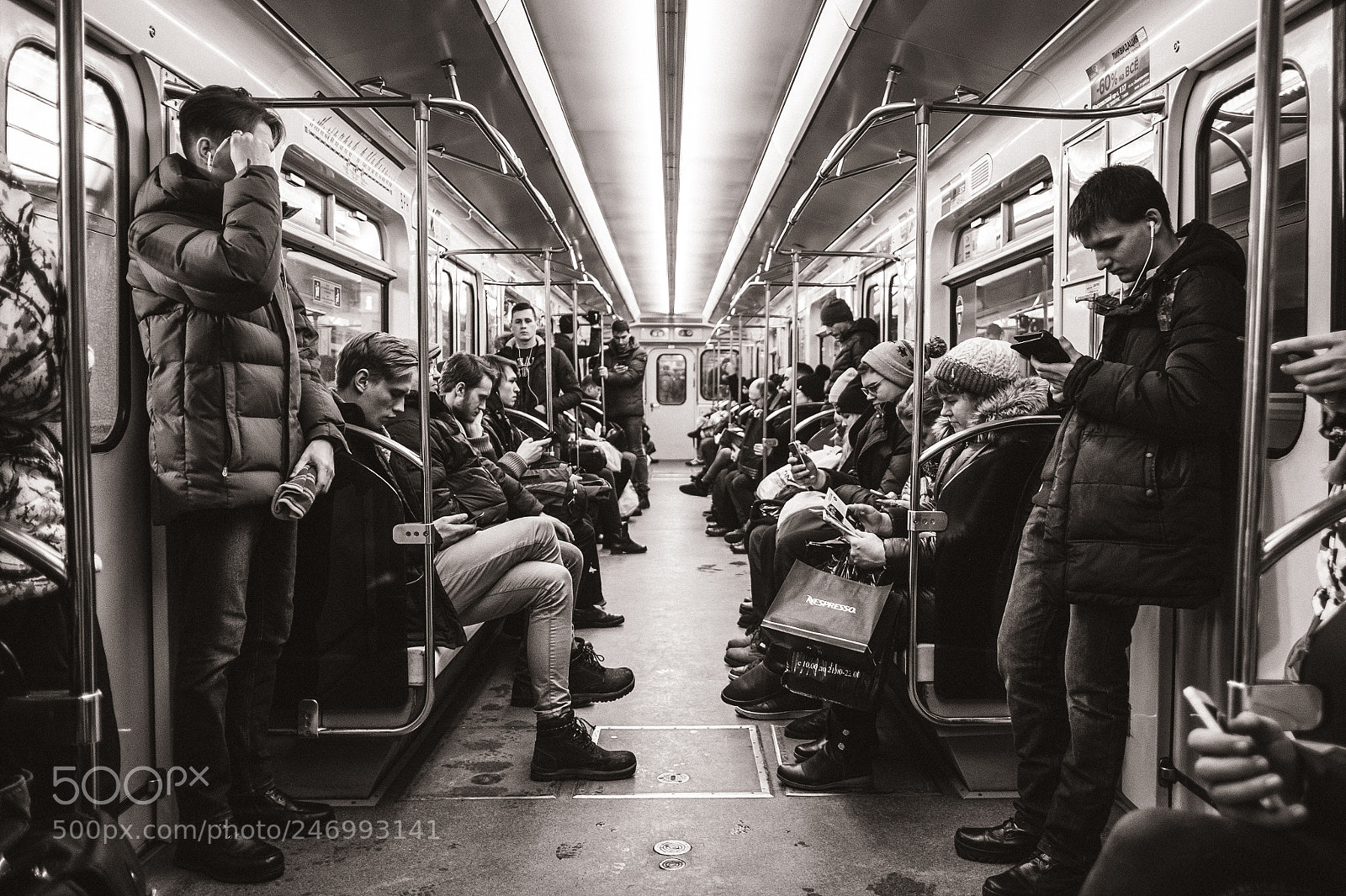 Fujifilm X-Pro1 sample photo. Russia metro photography