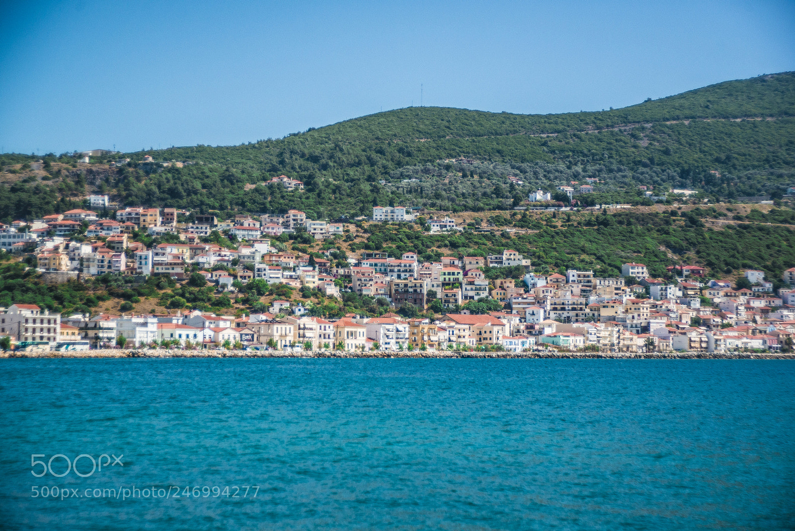 Nikon D800 sample photo. Summer view of samos photography