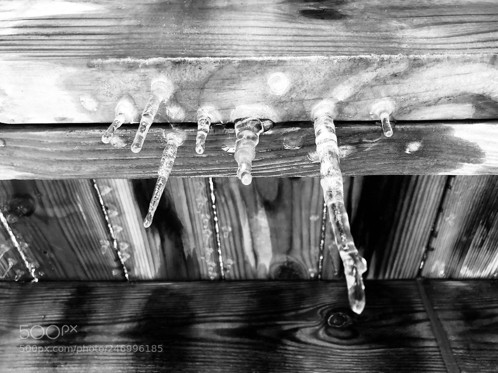 Apple iPhone X sample photo. Icicles 2 photography