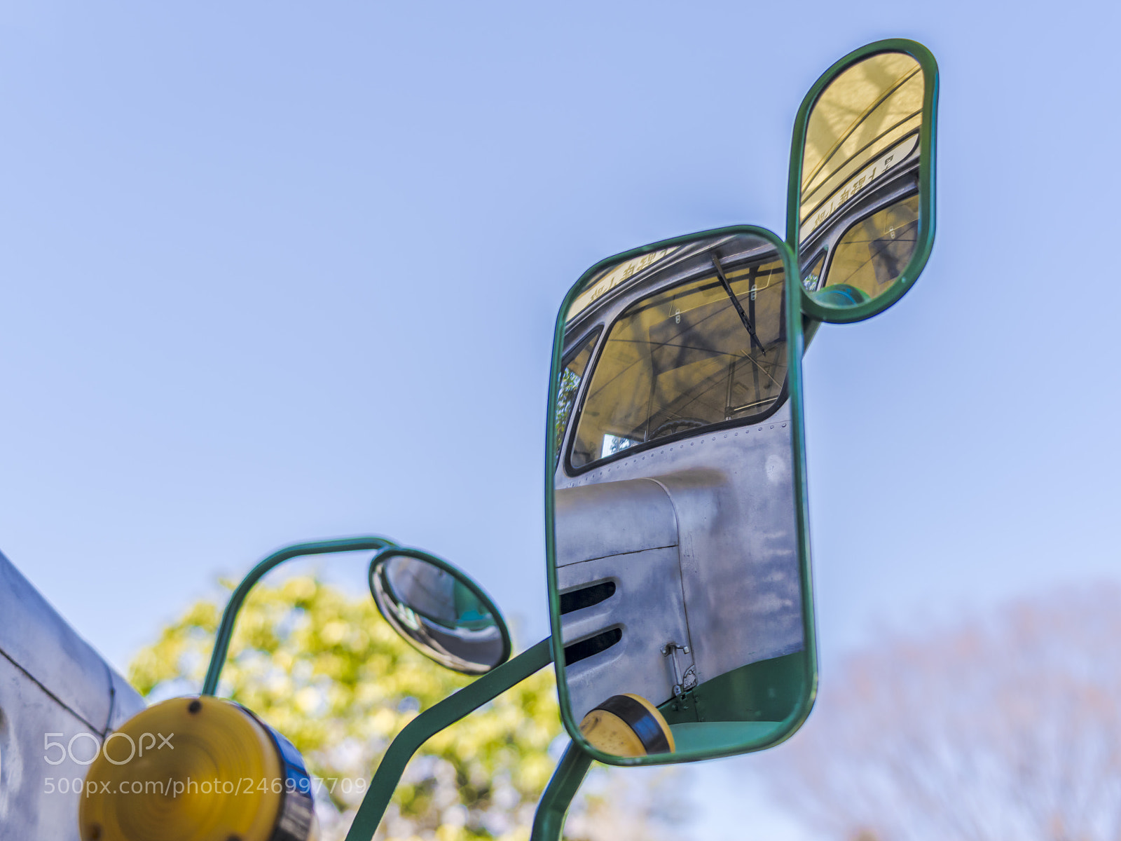 Pentax 645Z sample photo. Mirrors of bus photography