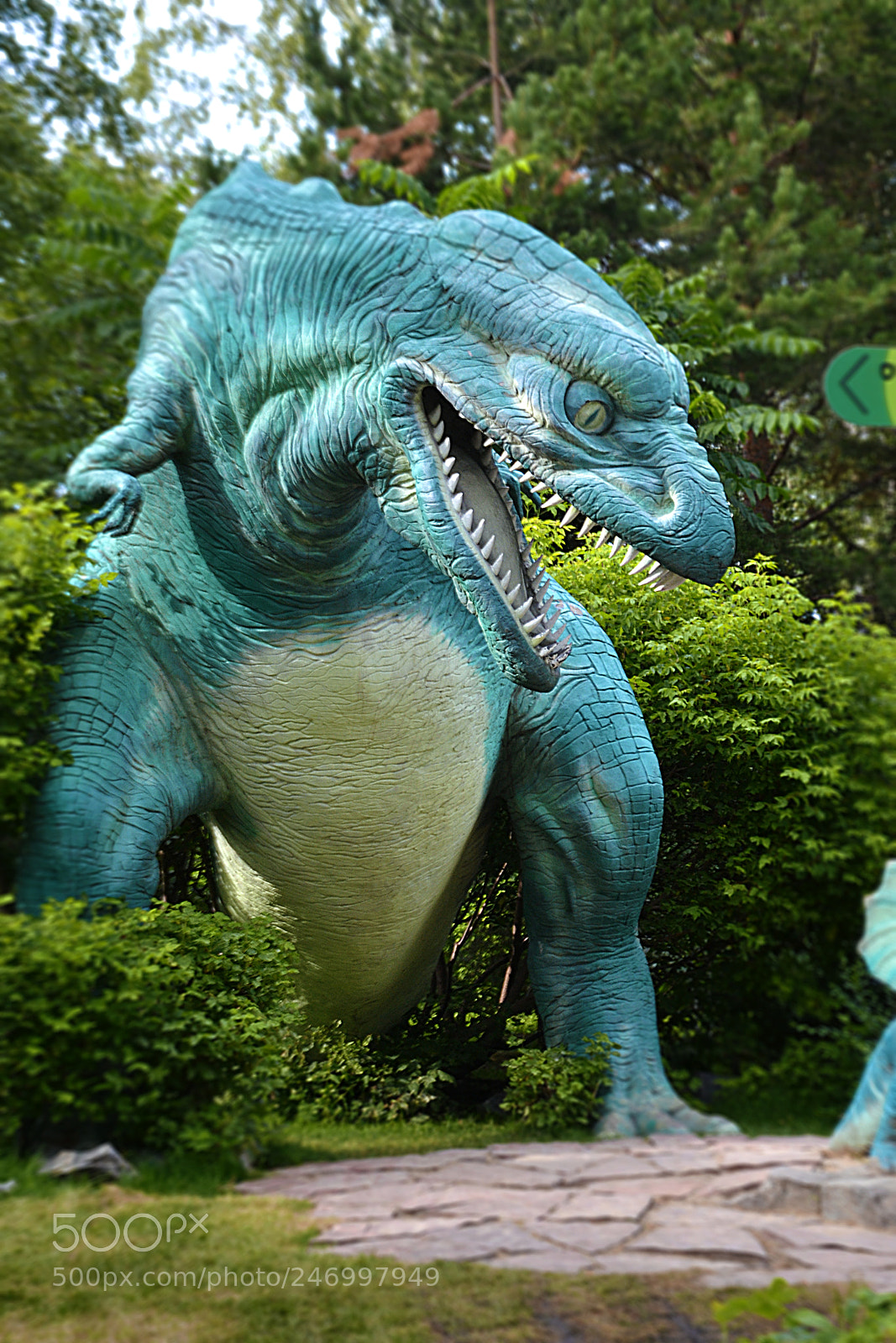 Nikon D3100 sample photo. Dinosaur photography