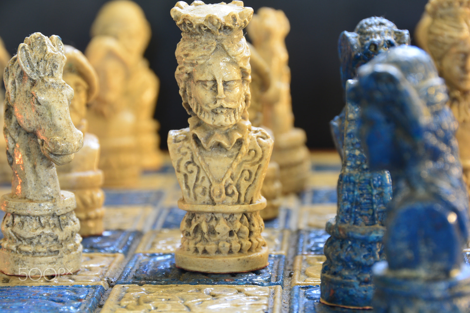 Nikon D5200 sample photo. Chess - white king photography