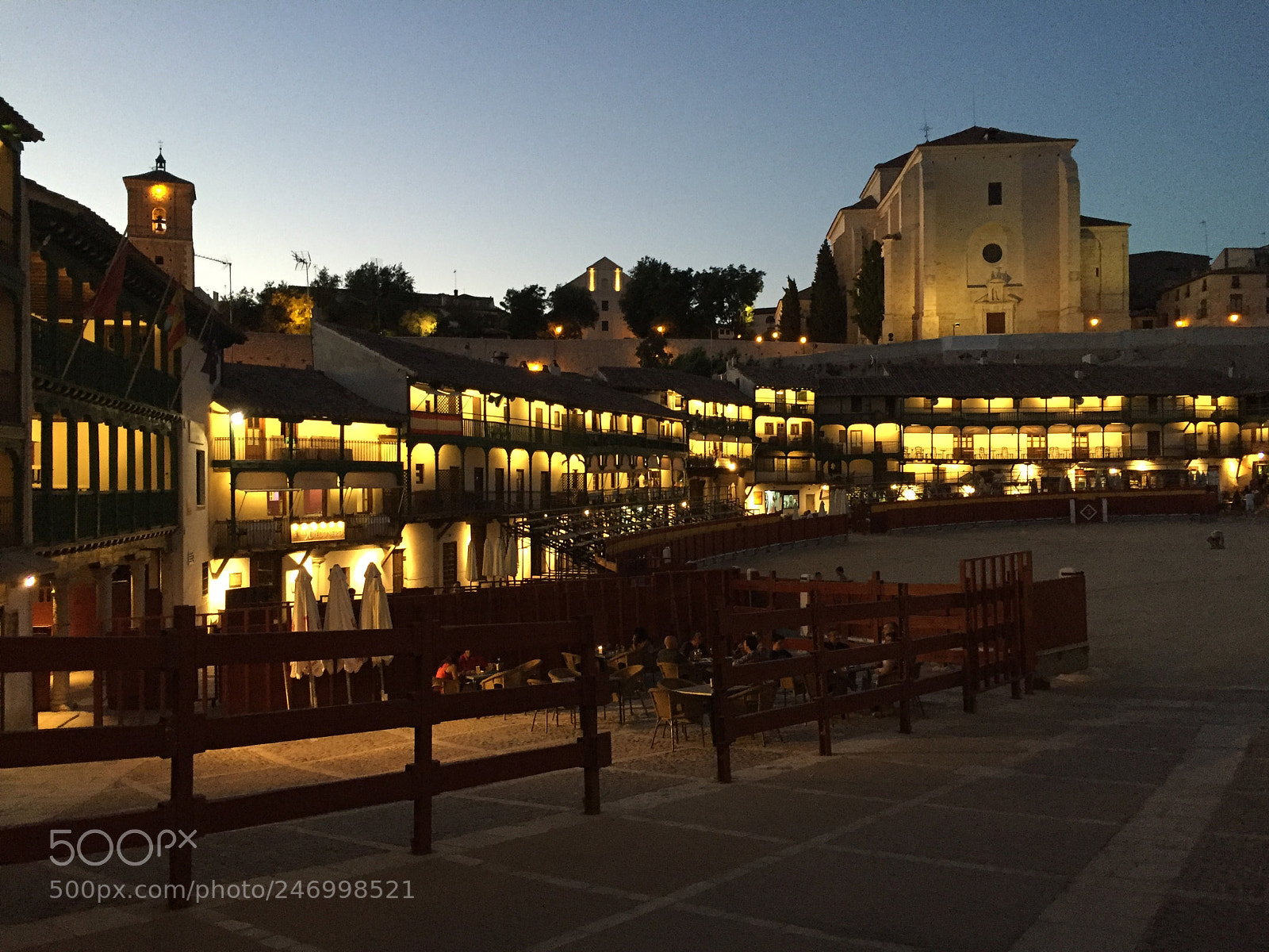 Apple iPhone 6 sample photo. Chinchón, plaza, madrid photography