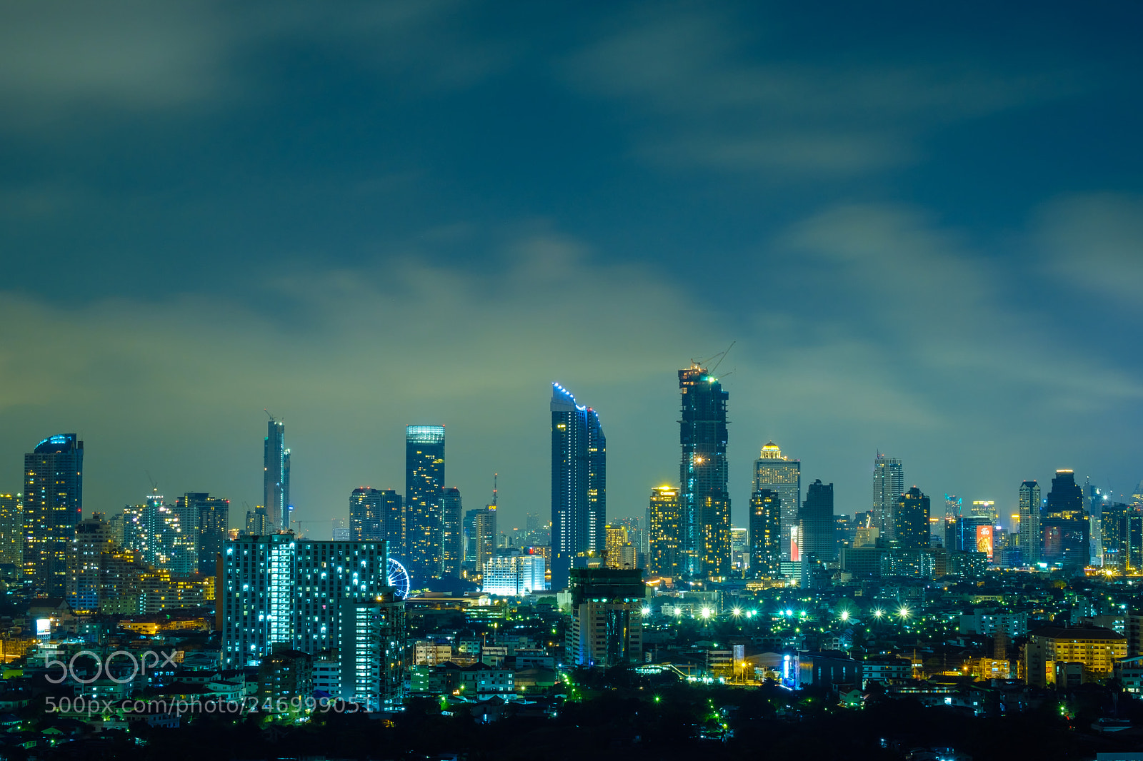 Fujifilm X-T2 sample photo. Night bangkok cityscapes photography
