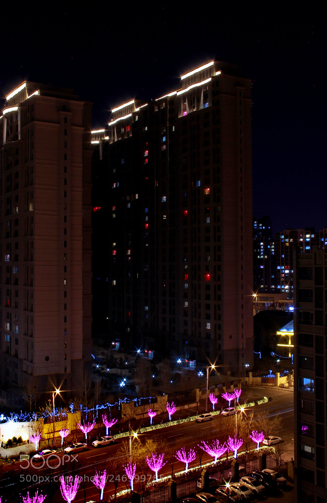 Canon EF-S 18-135mm F3.5-5.6 IS sample photo. Night view photography