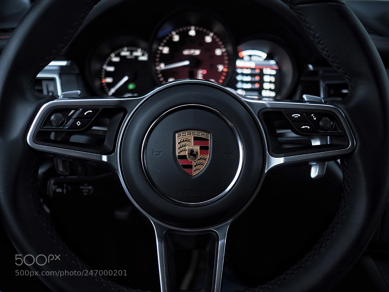 Olympus PEN-F sample photo. Porsche macan gts photography
