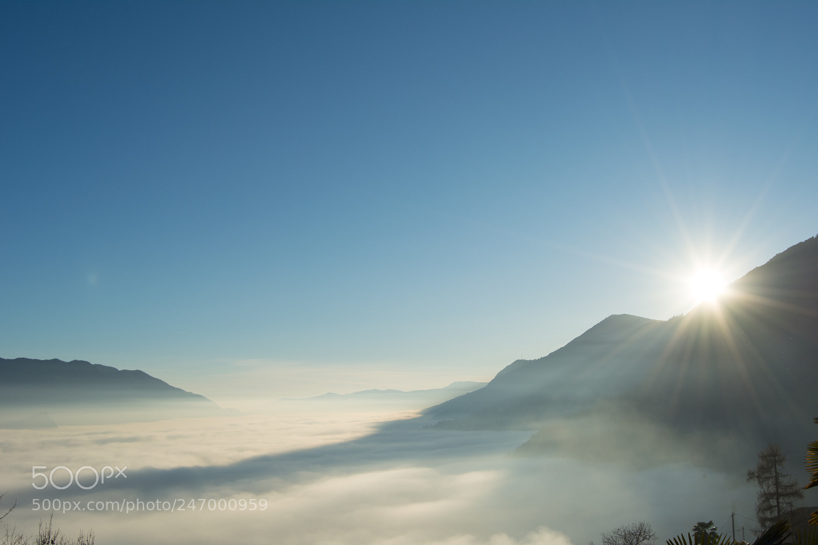 Nikon D5200 sample photo. A sea of clouds photography