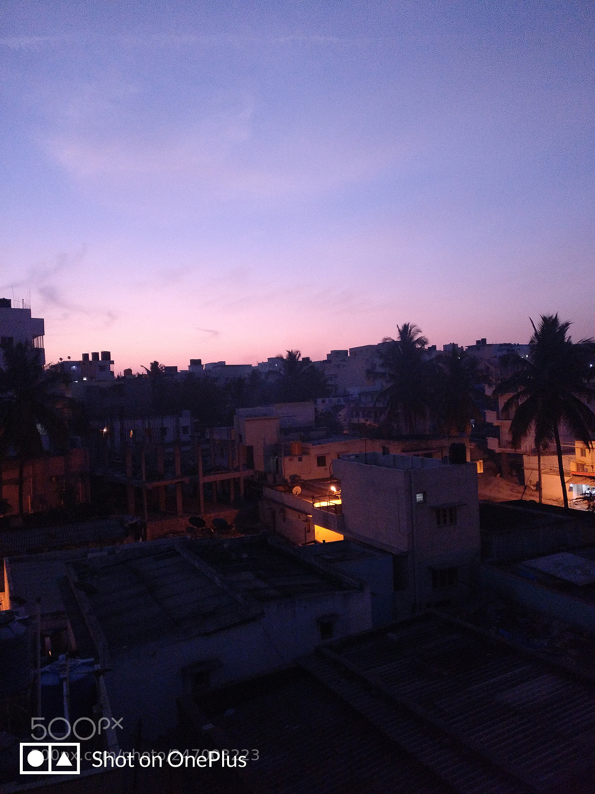OnePlus A3003 sample photo. Lovely colors of sunrise photography
