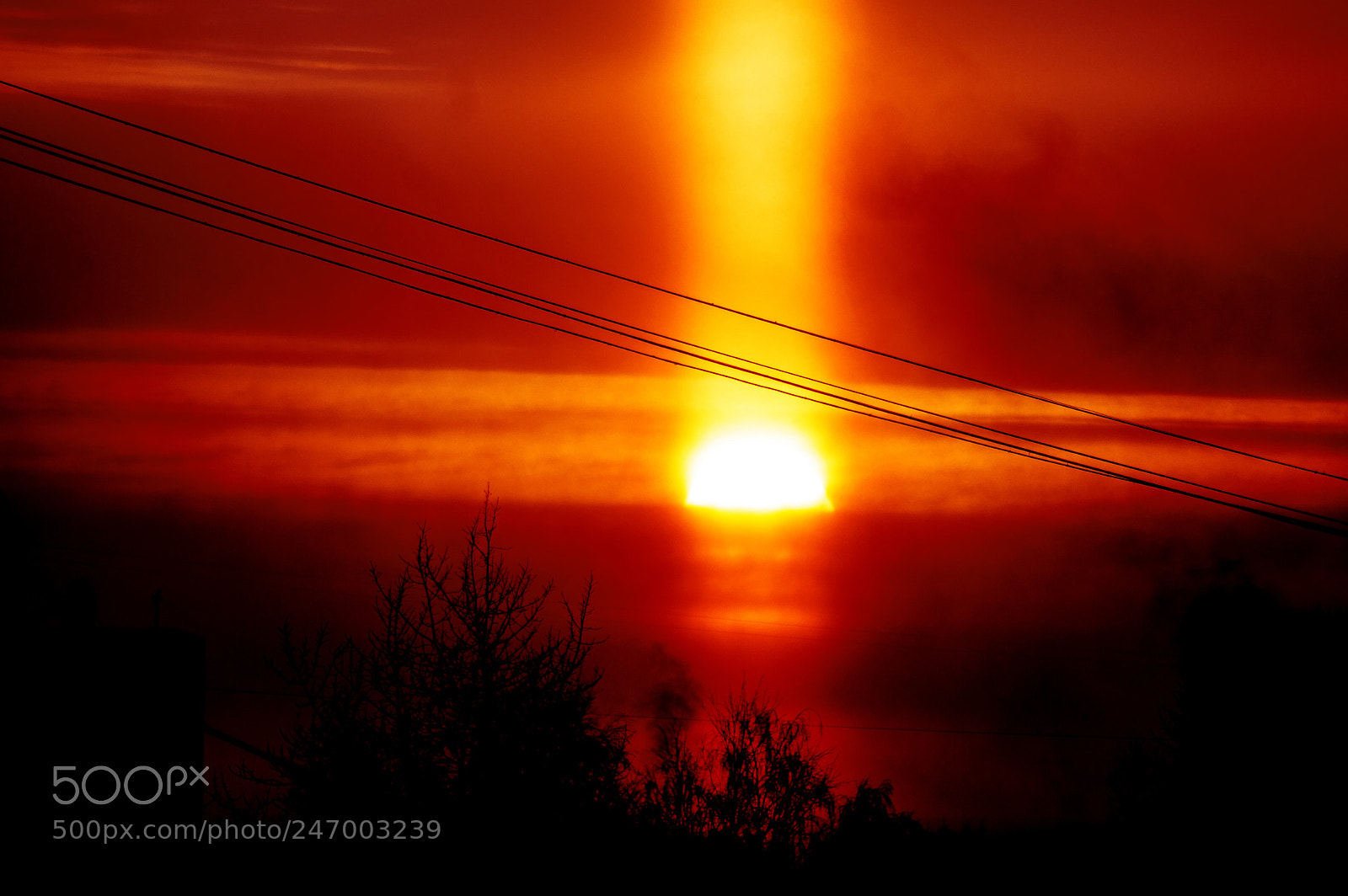 Nikon D3200 sample photo. Nuclear sunset photography