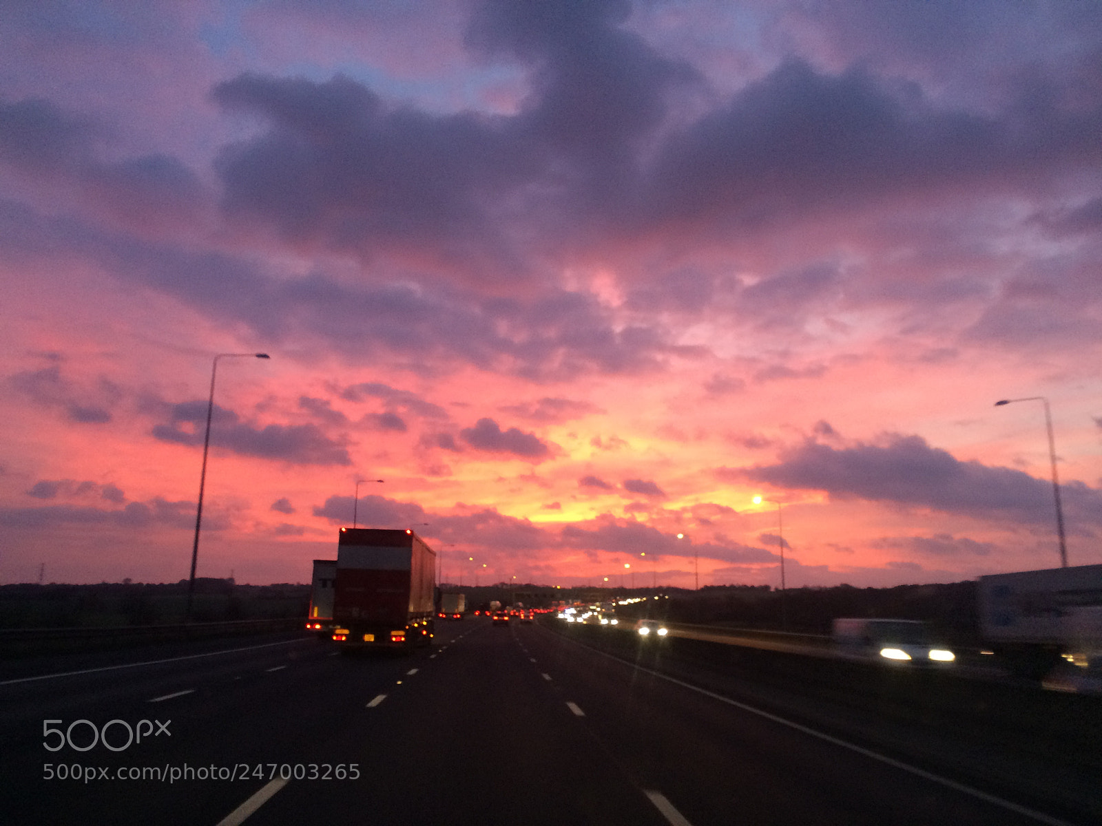 Apple iPhone 5s sample photo. Motorway photography