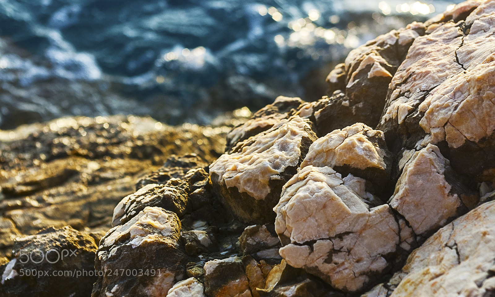 Pentax K100D sample photo. Kostrena beach stones & rocks photography
