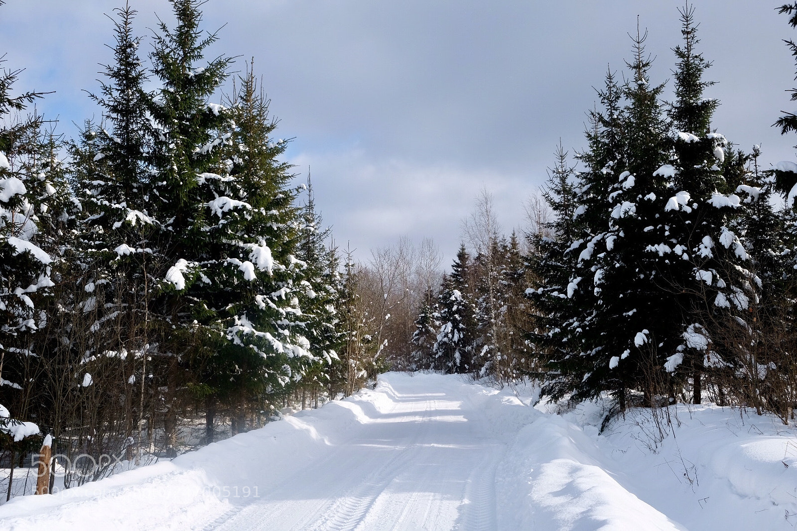 Fujifilm X-T20 sample photo. Winter road 2 photography