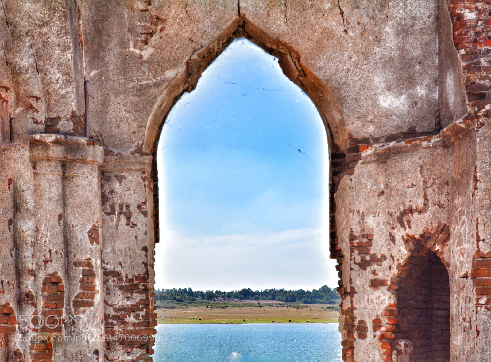 Nikon D5200 sample photo. Archways with beautiful views photography