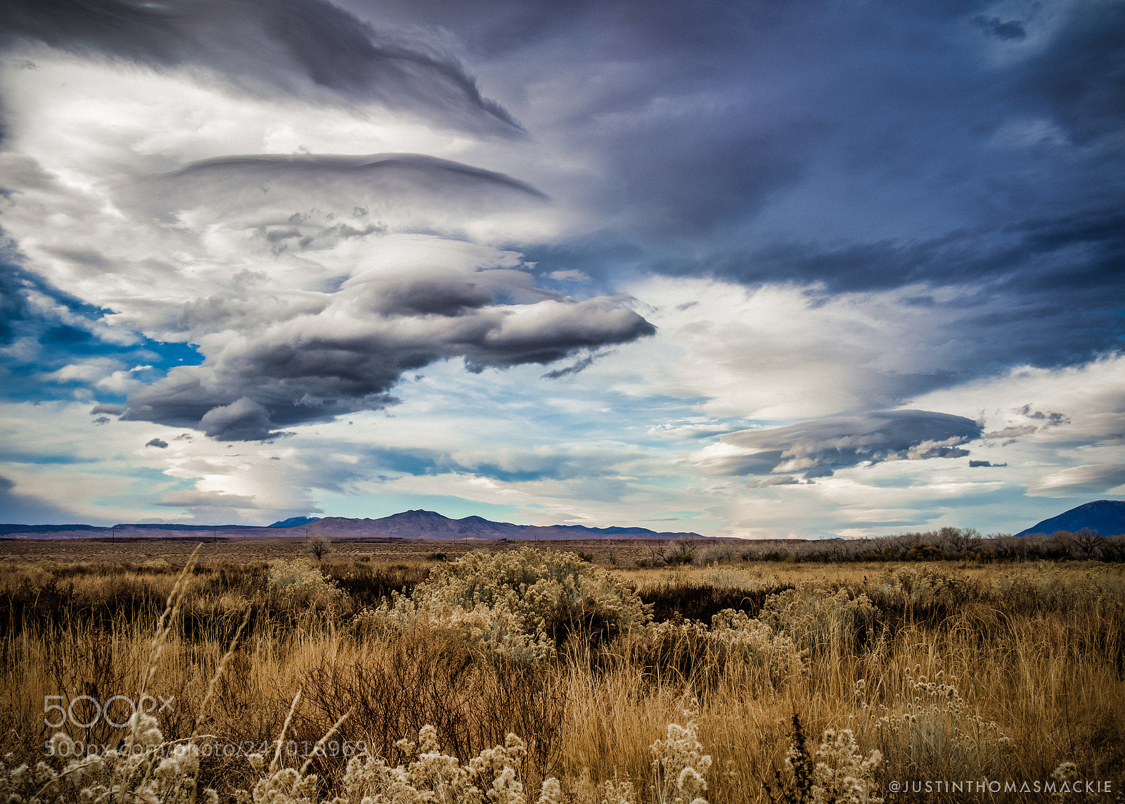 Olympus OM-D E-M5 sample photo. Clouds over bishop photography