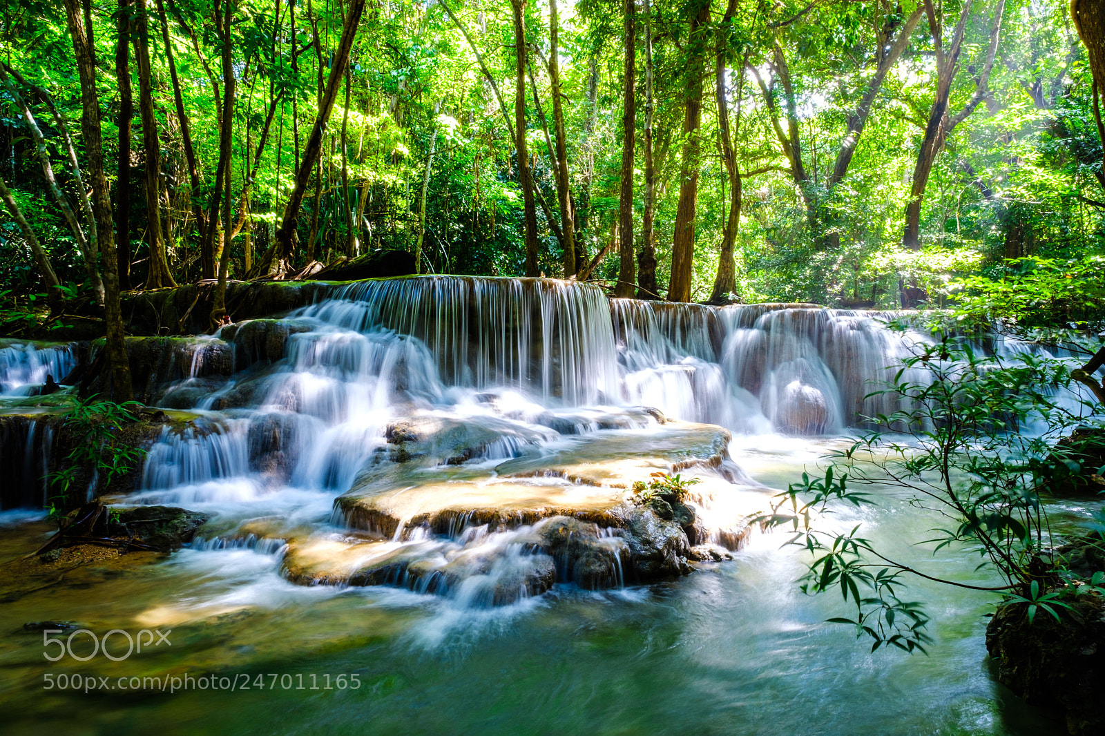 Fujifilm X-T2 sample photo. Huay maekamin waterfall photography