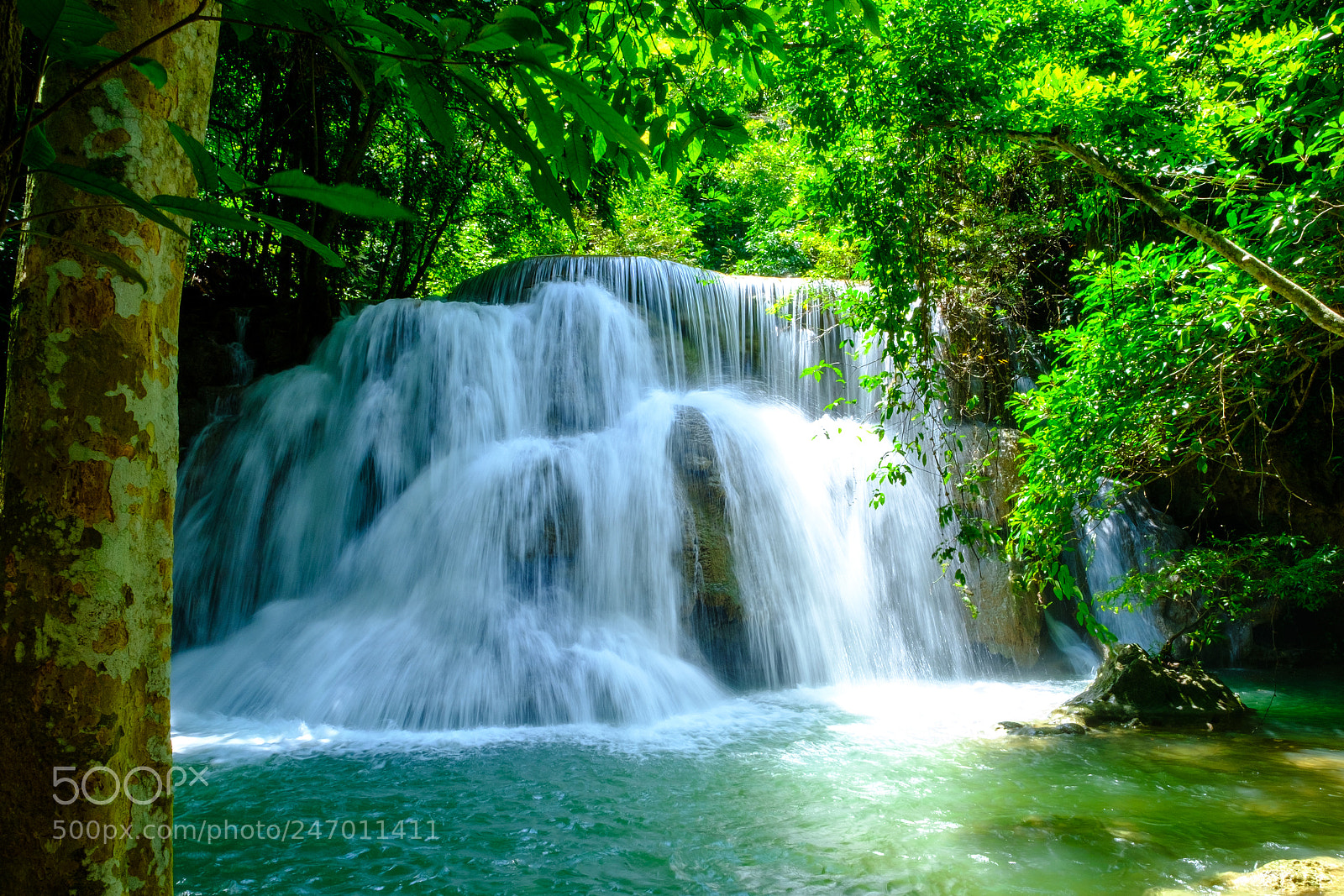 Fujifilm X-T2 sample photo. Huay maekamin waterfall photography