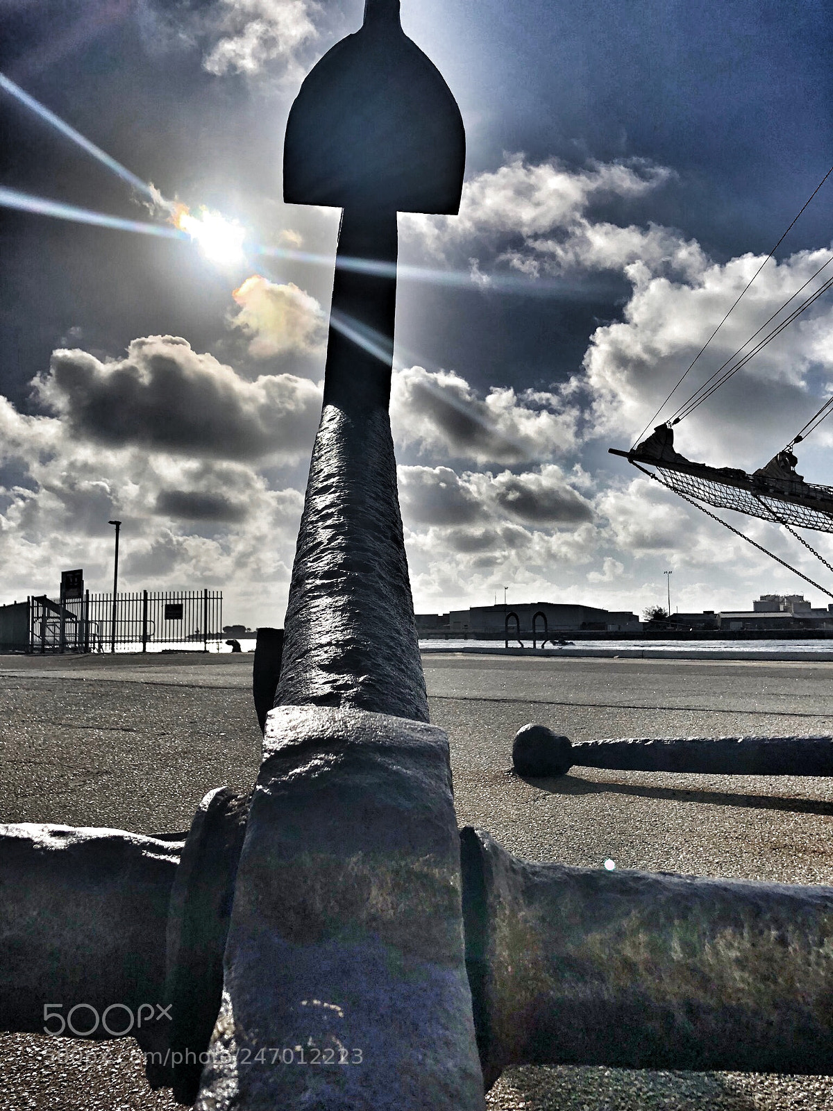 Apple iPhone X sample photo. Anchors away. photography