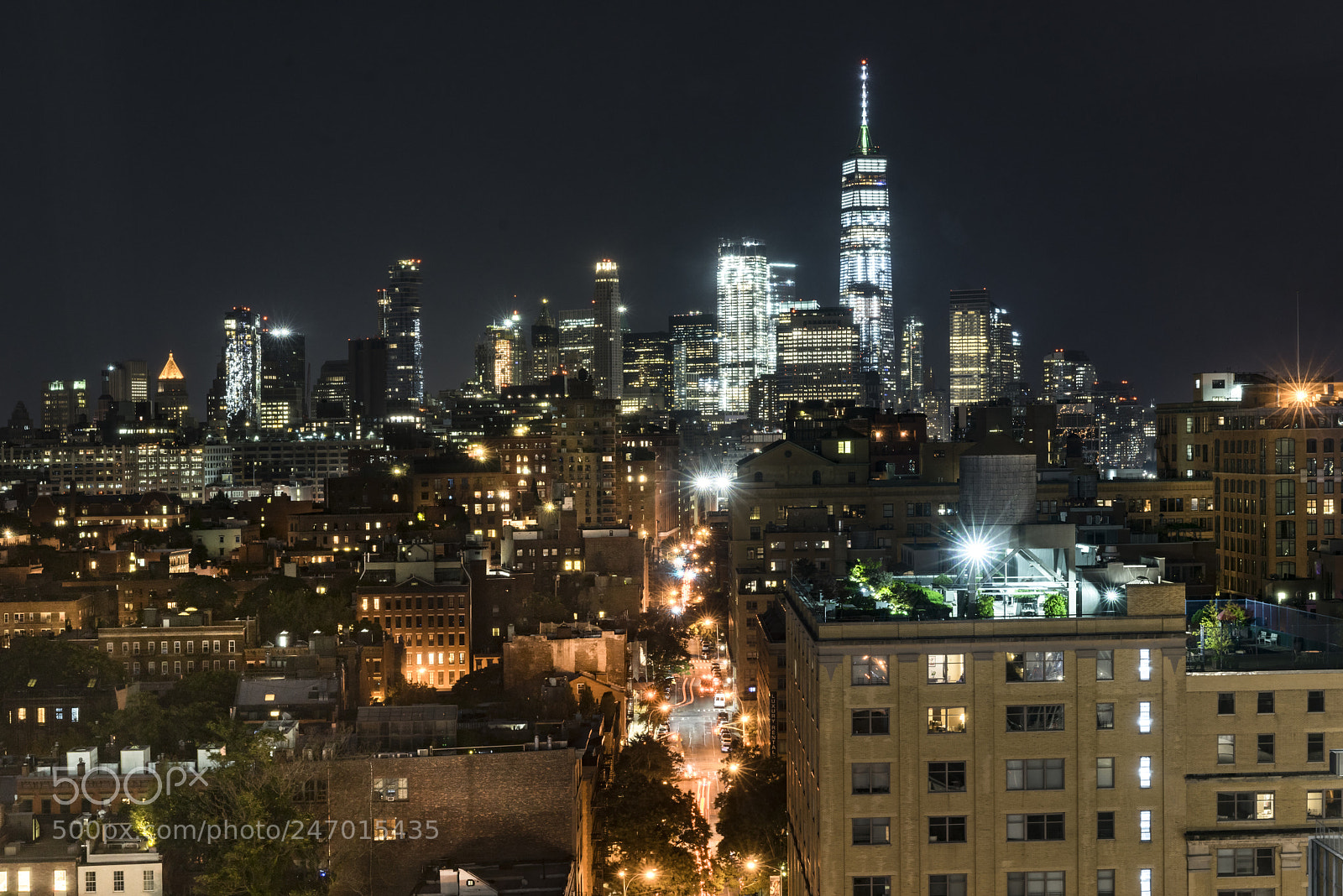Sony a7R sample photo. Manhattan skyline at night. photography