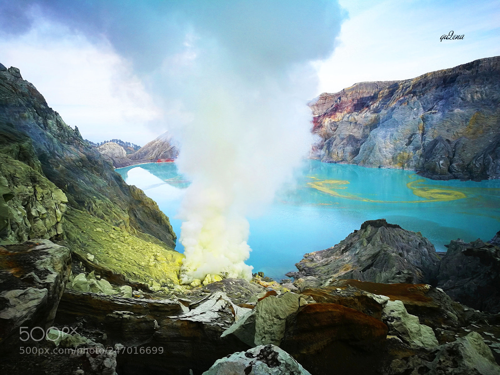 HUAWEI P9 Plus sample photo. Ijen photography