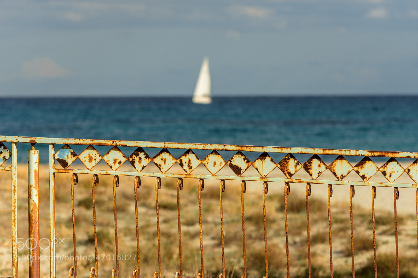 Nikon D7200 sample photo. Beyond rusty fences photography