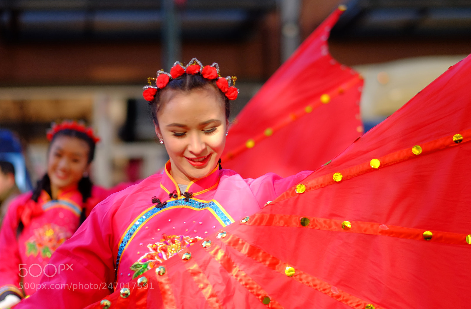 Fujifilm X-T1 sample photo. Parade dancer - chinatown photography
