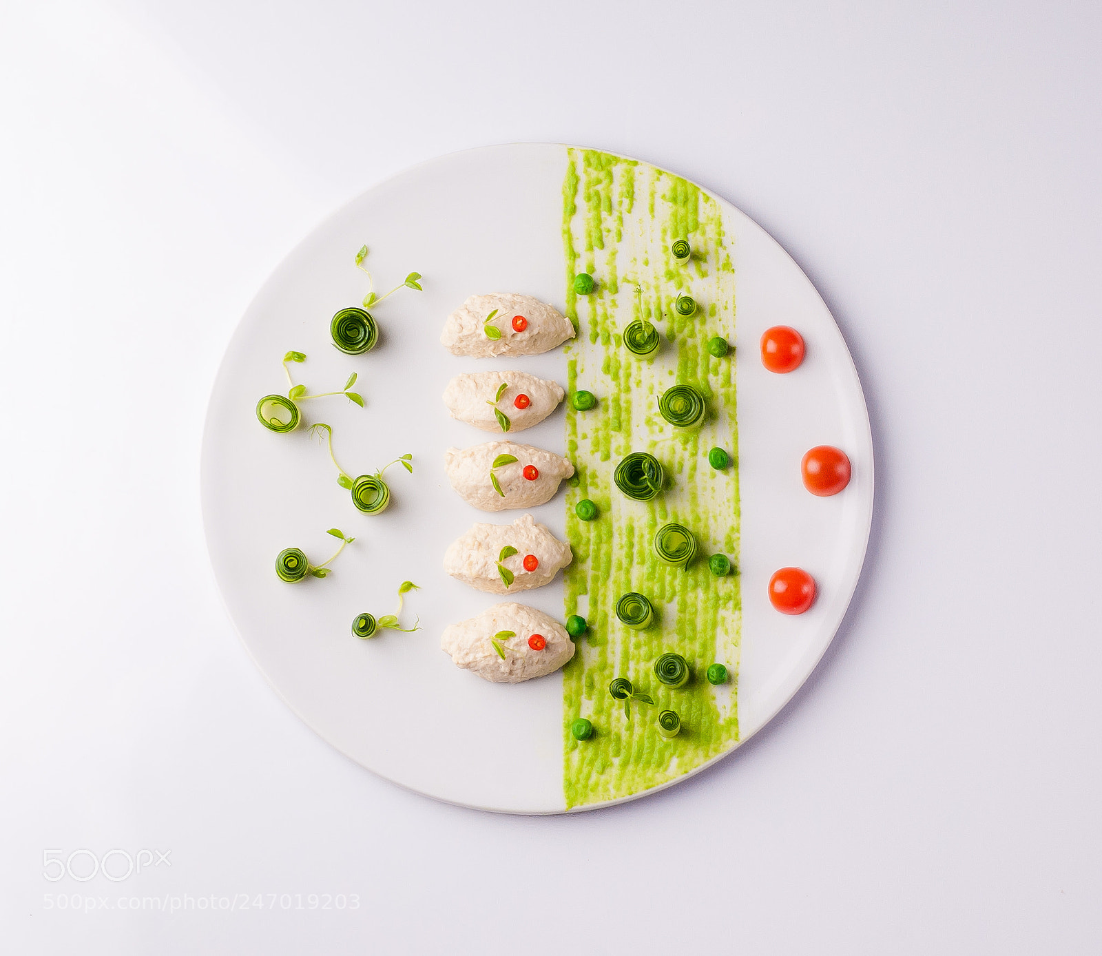 Nikon D200 sample photo. Chicken mousse photography