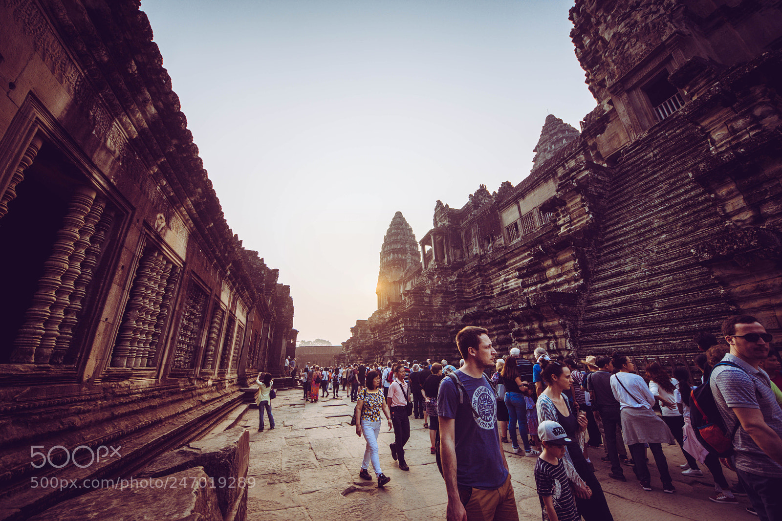 Nikon D7200 sample photo. Sunrise at angkor wat photography