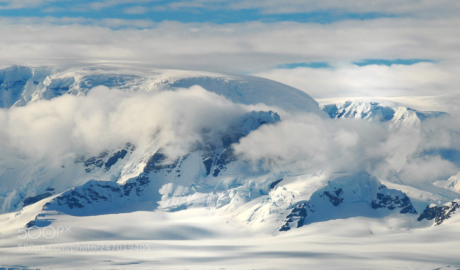 Nikon D200 sample photo. Subzero terrain on antarctica photography