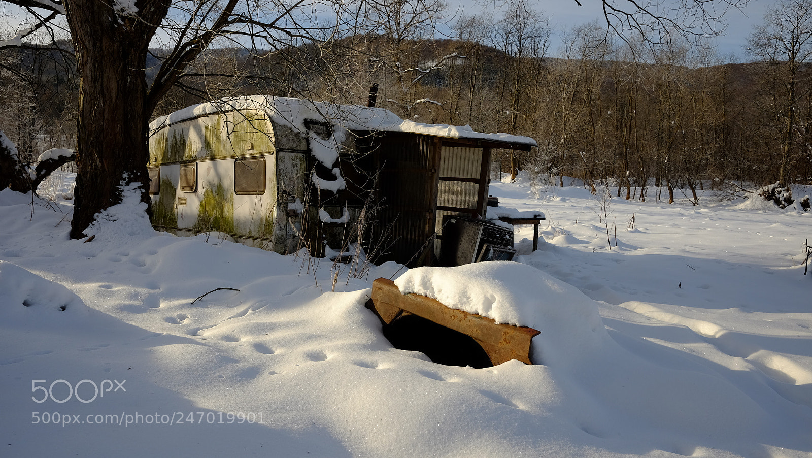 Fujifilm X70 sample photo. Winter camp photography