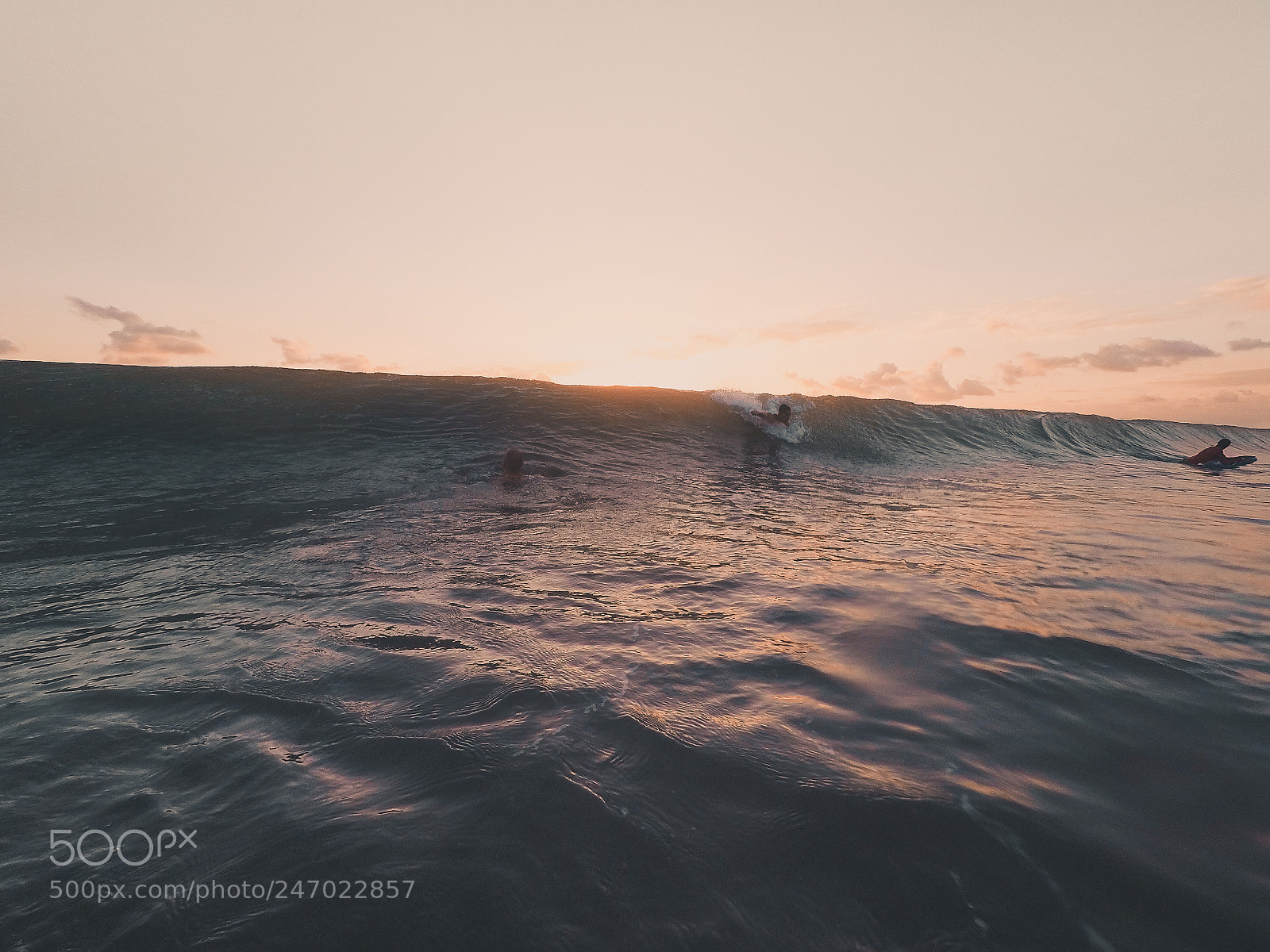 GoPro HERO4 Silver sample photo. Sunset surfing photography